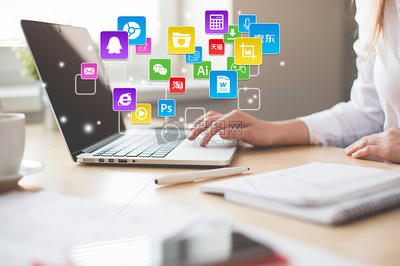 飘散式电脑程序的工作人员图片素材 免费下载与高清应用